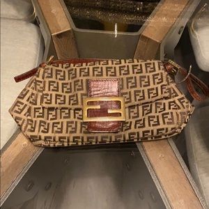Authentic Fendi Zucca Baguette bag